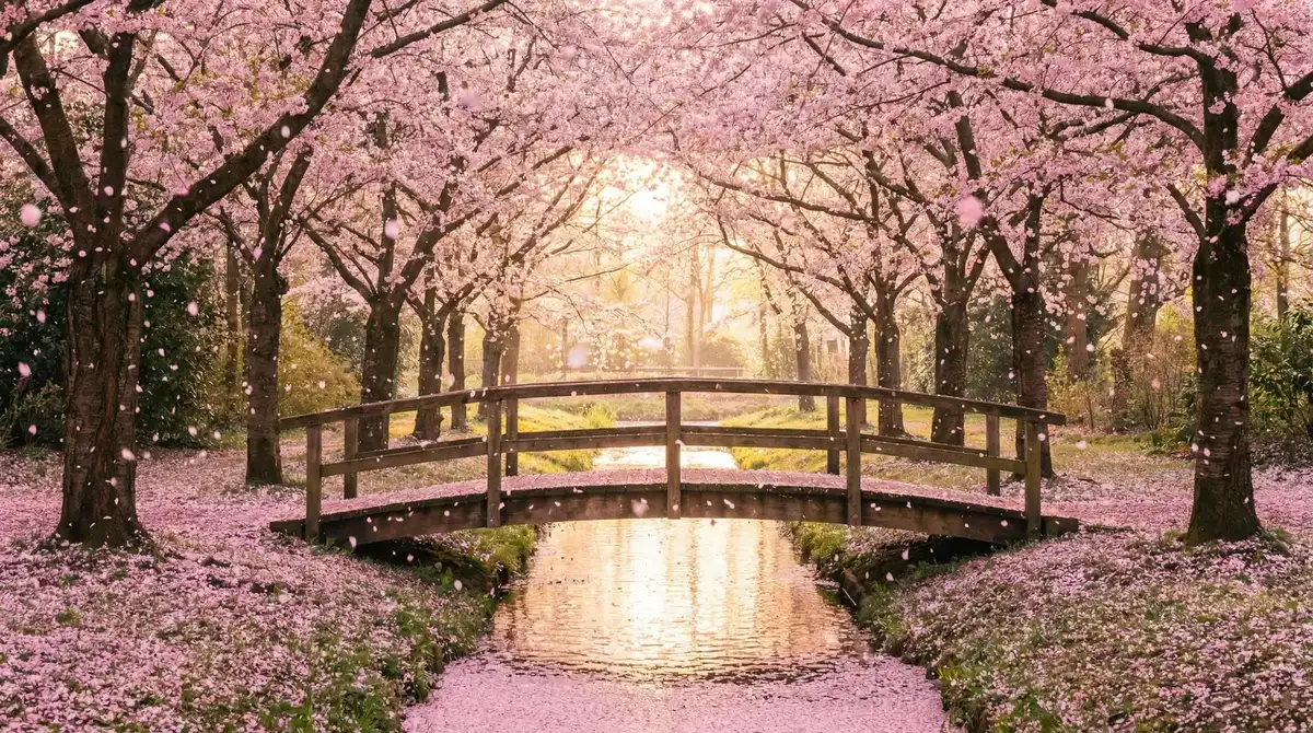 樱花桥畔 - 兽餐3 唯美风景